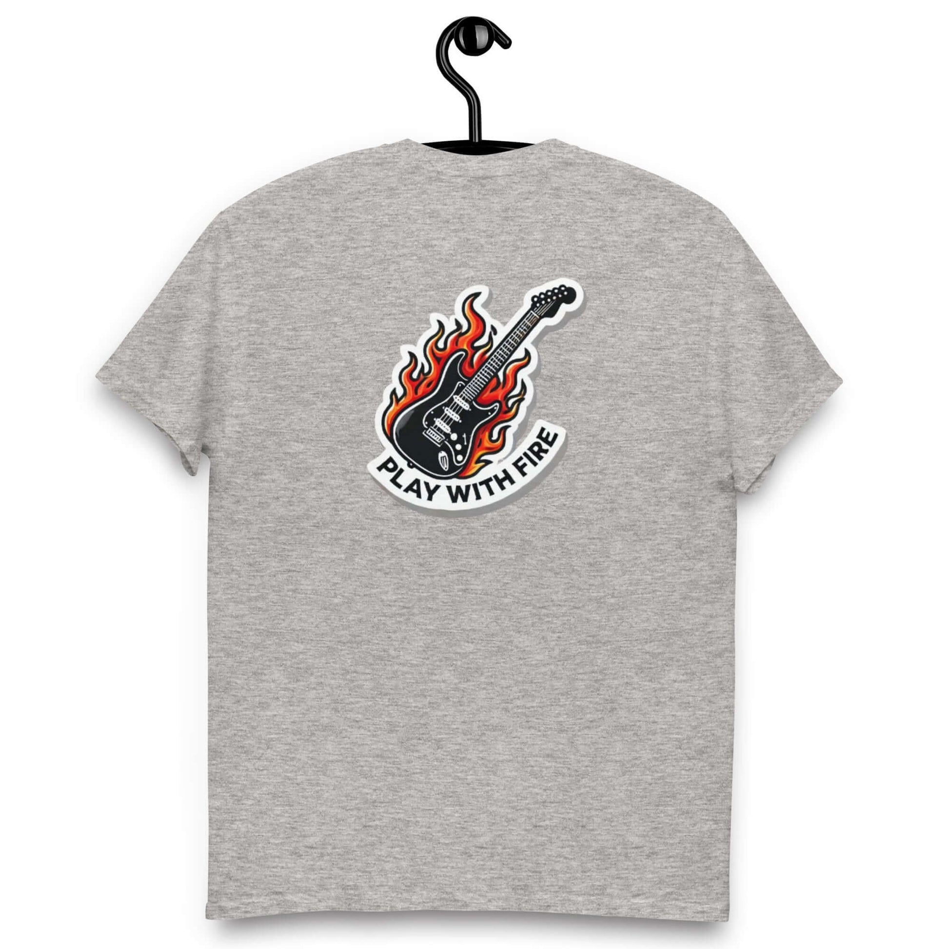 Play with Fire Unisex Guitar T-shirt guitarmetrics