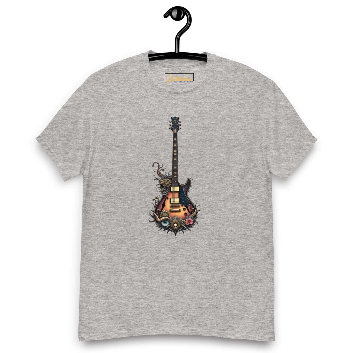 Illustrated Guitar Unisex classic tee Sport Grey guitarmetrics