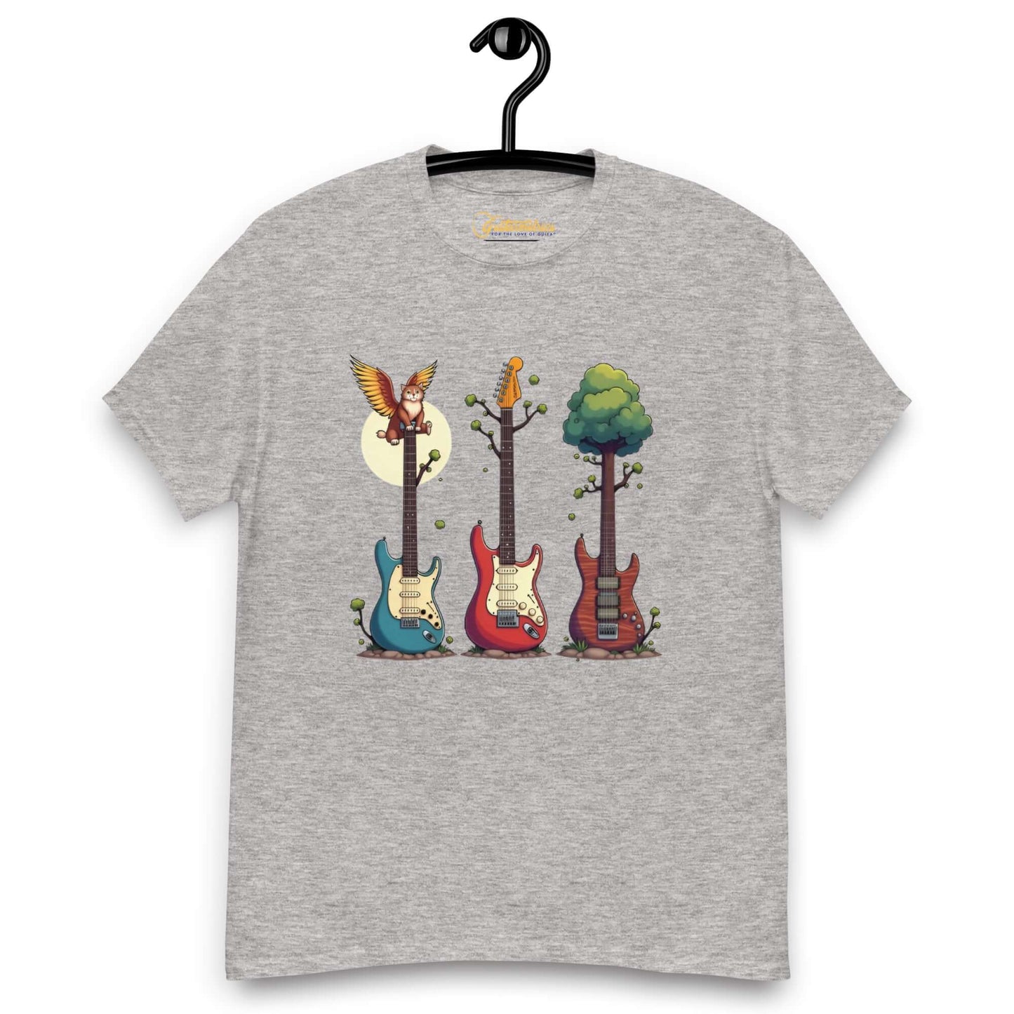 Nature Guitar Harmony Unisex classic tee Sport Grey guitarmetrics