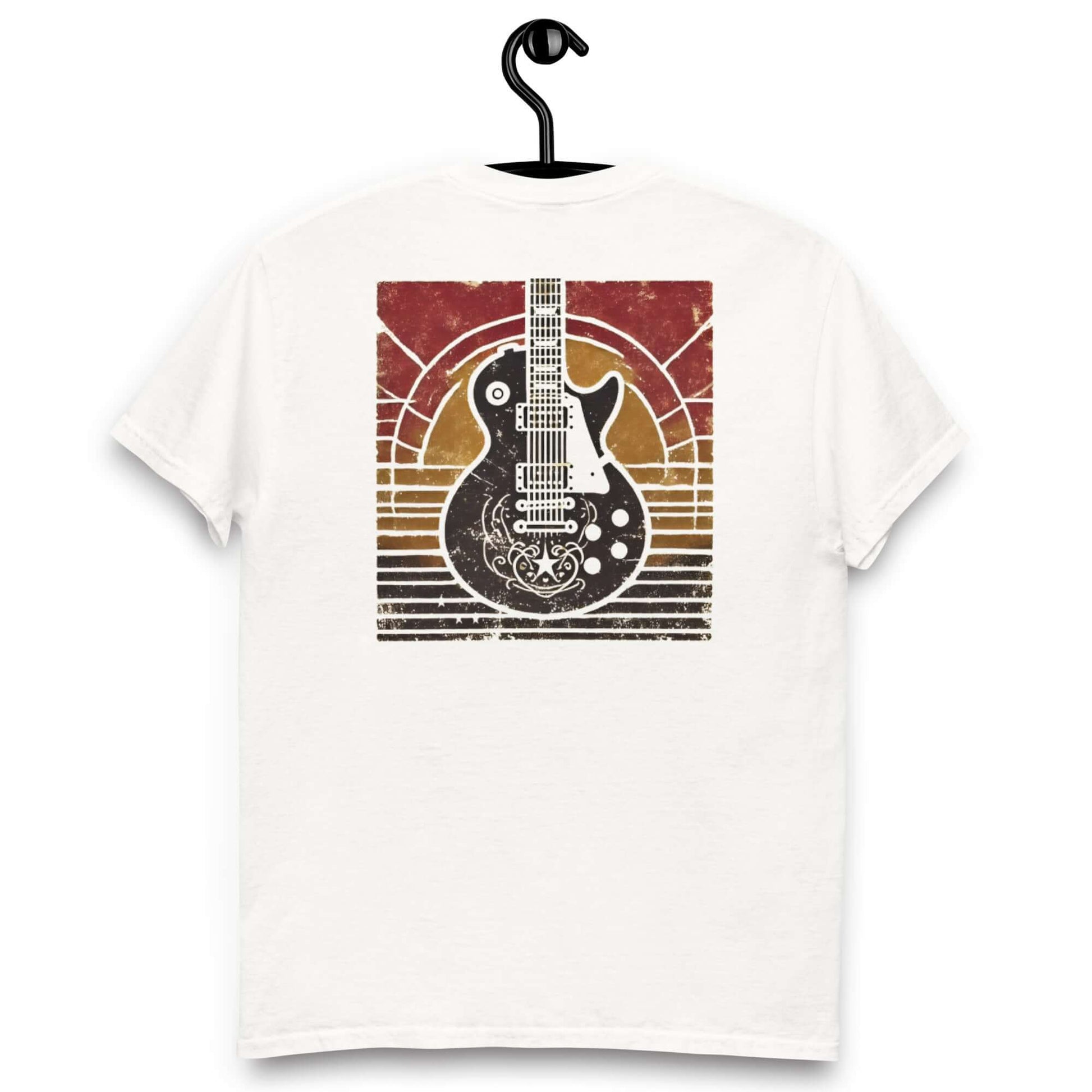 Guitar Art Minimalist Unisex T-shirt guitarmetrics