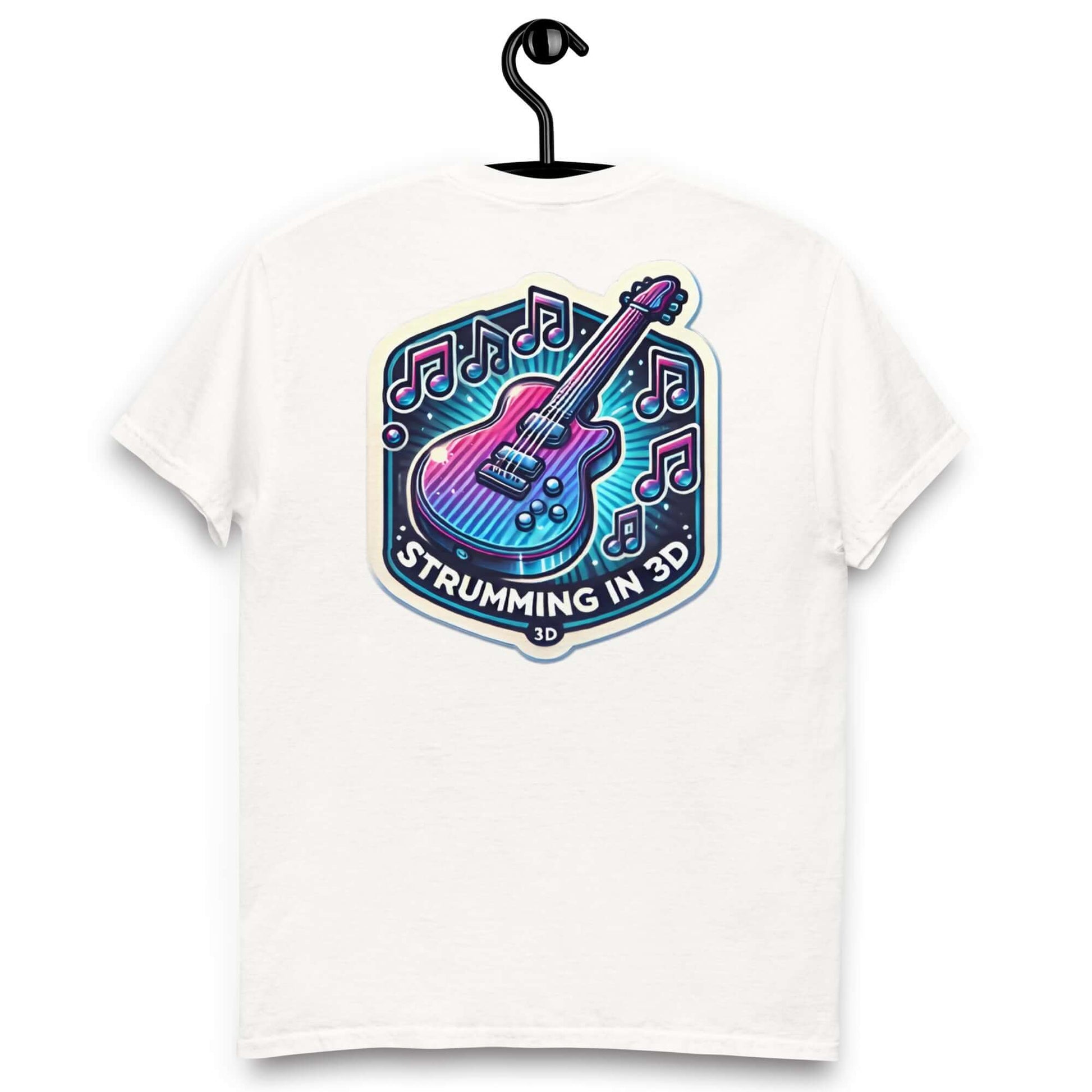 3D Strumming Unisex Guitar T-shirt guitarmetrics