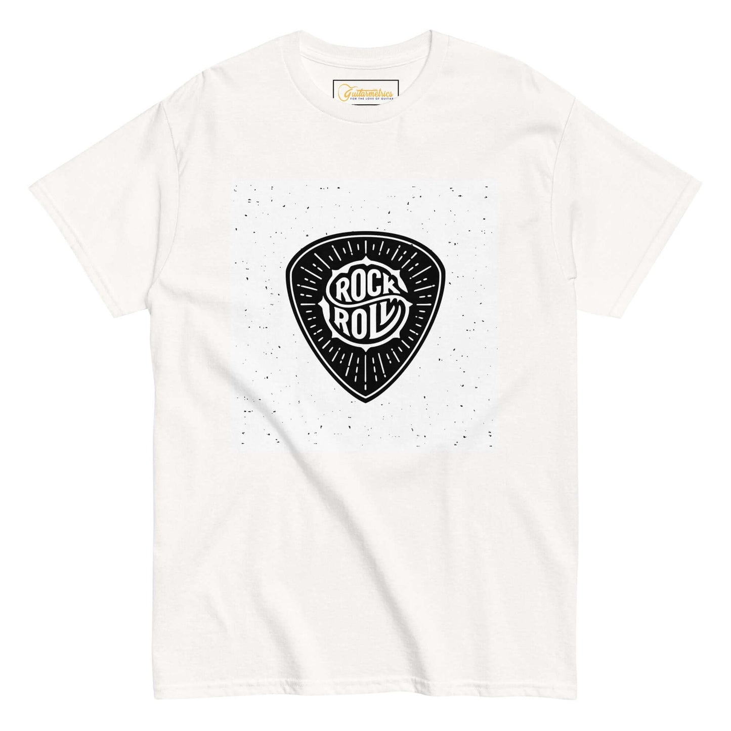 Rock n Roll Classic White Tee guitarmetrics