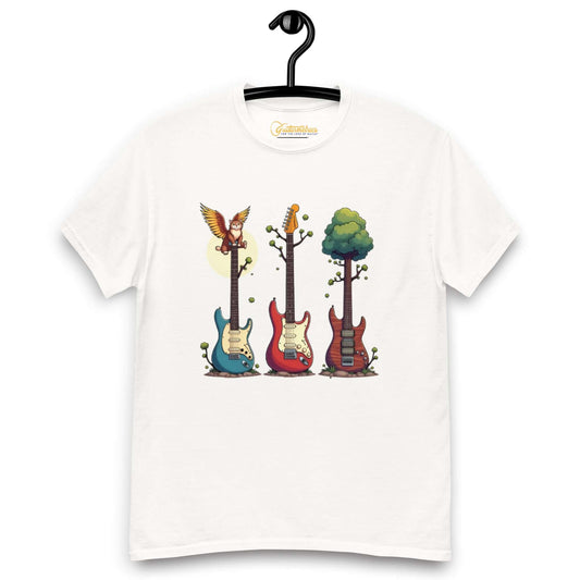 Nature Guitar Harmony Unisex classic tee White guitarmetrics