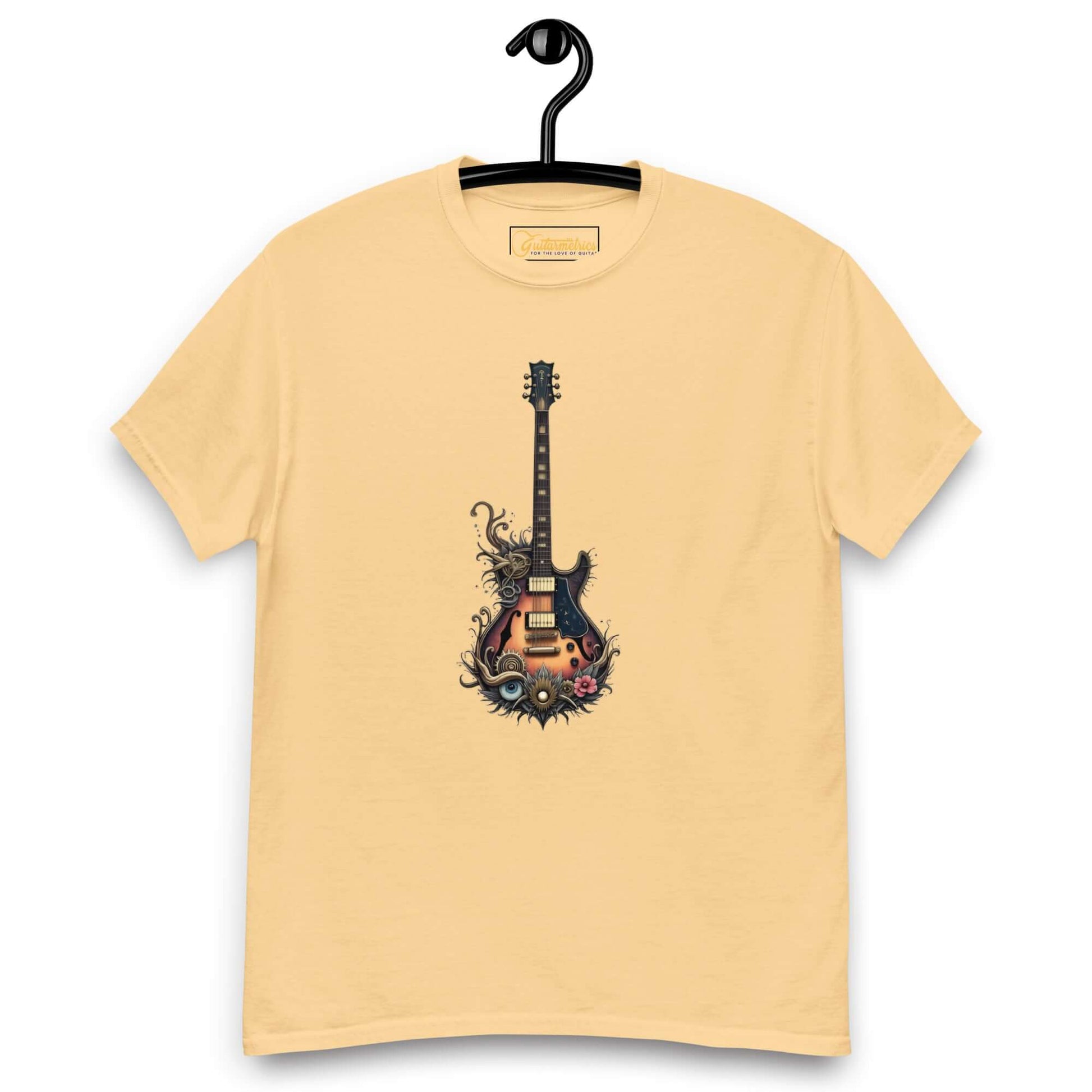 Illustrated Guitar Unisex classic tee Yellow Haze guitarmetrics