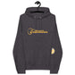 Guitarmetrics™ Premium Unisex eco raglan hoodie Charcoal Melange guitarmetrics