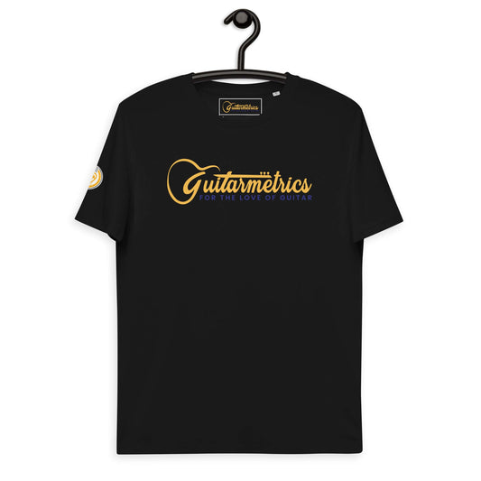 Guitarmetrics™ Unisex organic cotton t-shirt Black guitarmetrics