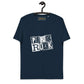 Punk Rock Unisex organic cotton t-shirt French Navy guitarmetrics