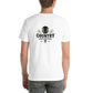 Country Rockstar Premium White Unisex t-shirt guitarmetrics