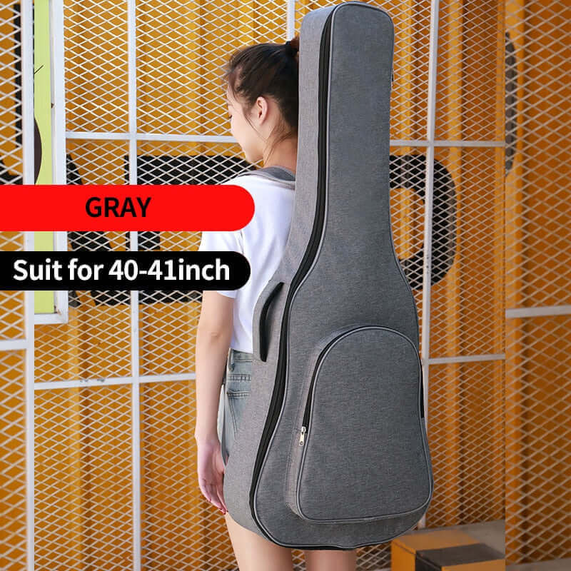 Waterproof Guitar Bag Oxford portable case Gray Thicken 41inch guitarmetrics