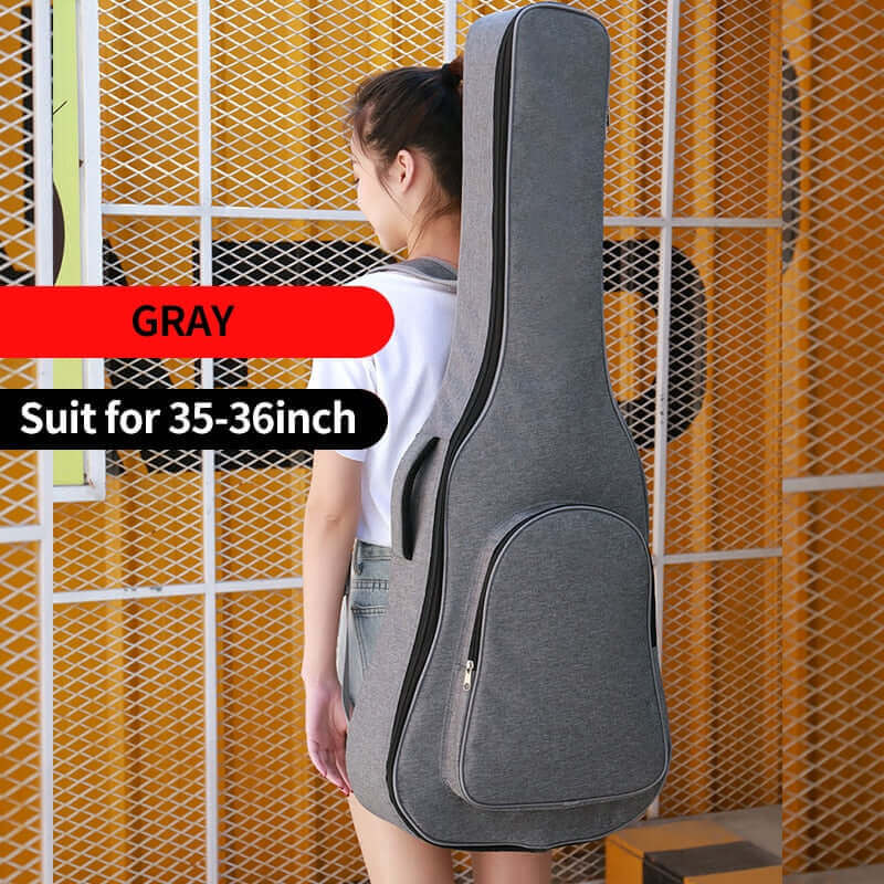 Waterproof Guitar Bag Oxford portable case Gray Thicken 36inch guitarmetrics