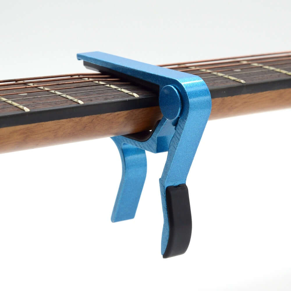 Guitar Capo for Acoustic Classic Electric Guitar Aluminum Alloy Blue guitarmetrics