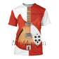 New Rock Music Guitar 3D Tshirt 02 guitarmetrics
