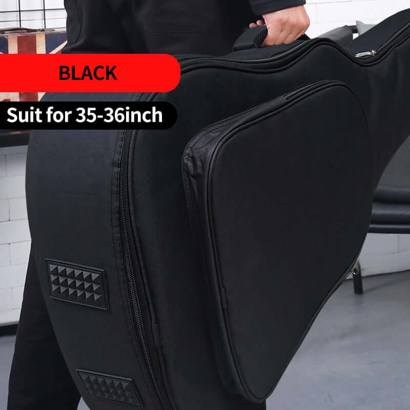 Waterproof Guitar Bag Oxford portable case Black Thicken 36inch guitarmetrics