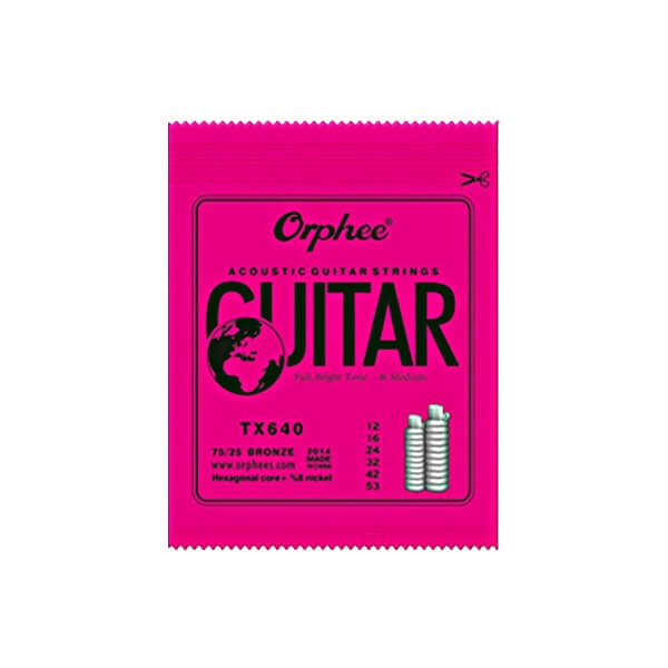 6pcs/Set Strings for Acoustic Guitar TX Series TX640 guitarmetrics