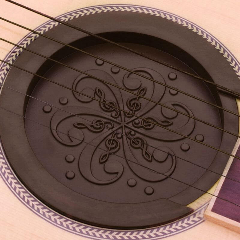 Silicone Soft Acoustic Guitar Soundhole Cover guitarmetrics