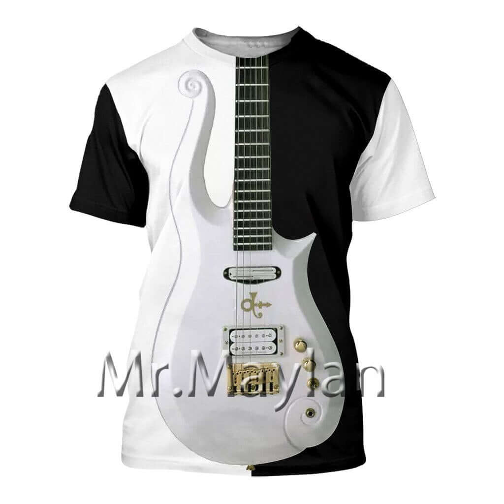 New Rock Music Guitar 3D Tshirt 01 guitarmetrics