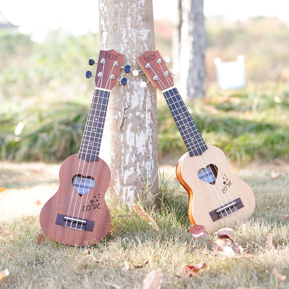 17 inch 4 String Hawaiian Guitar With Storage Bag guitarmetrics
