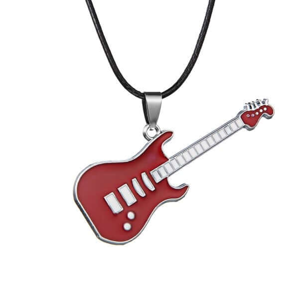 Stainless Steel Guitar Necklace For Men 4 guitarmetrics