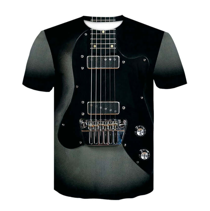 Rock Music Guitar 3D Tshirt summer CBT-570 guitarmetrics
