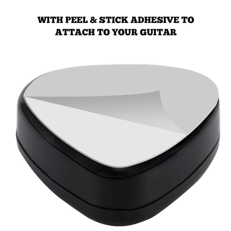 Adhesive pick holder for Guitar guitarmetrics