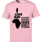 Live Aid Rock Music guitar print T-shirt Pink guitarmetrics