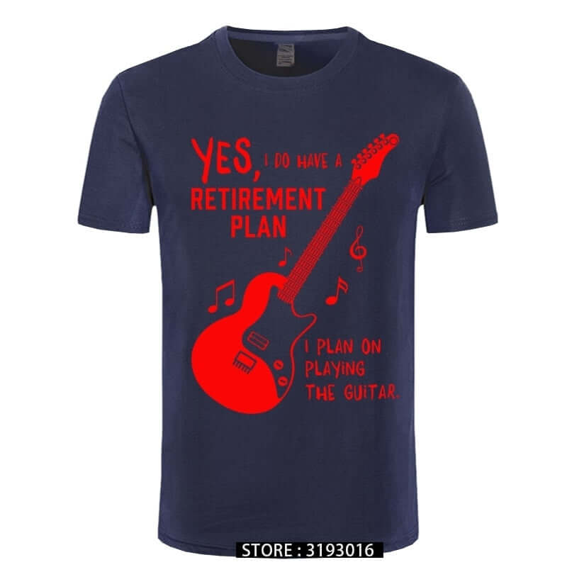 I Plan on Playing The Guitar Funny Music T-Shirt guitarmetrics