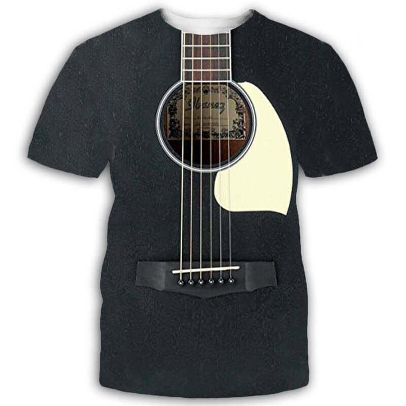 Rock Music Guitar 3D Tshirt summer CBT-798 guitarmetrics