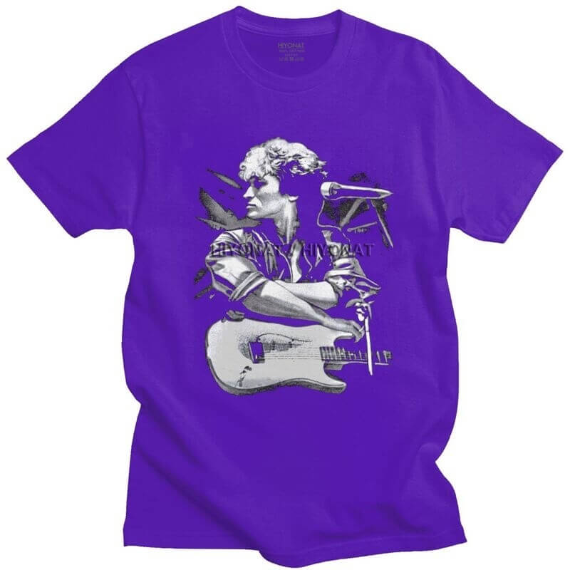 Classic Viktor Guitar T Shirt purple guitarmetrics
