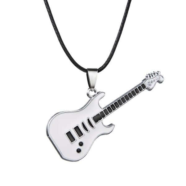 Stainless Steel Guitar Necklace For Men