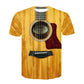 Rock Music Guitar 3D Tshirt summer CBT-677 guitarmetrics