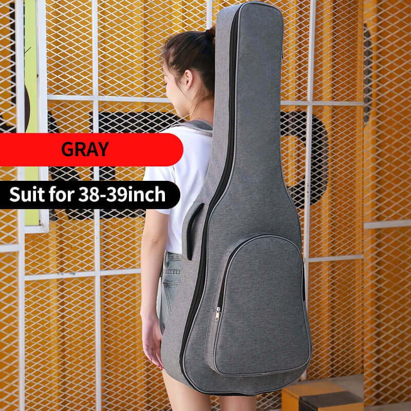 Waterproof Guitar Bag Oxford portable case Gray Thicken 39inch guitarmetrics