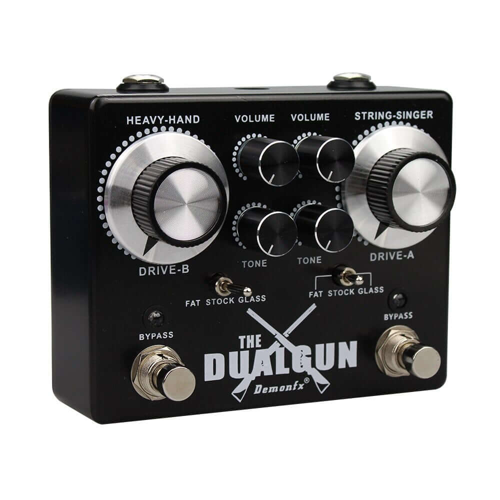 Demonfx Dualgun Overdrive Distortion Booster Guitar Effects Pedal
