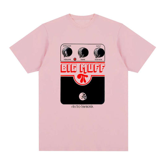 Big Muff Guitar T-shirt Pink guitarmetrics
