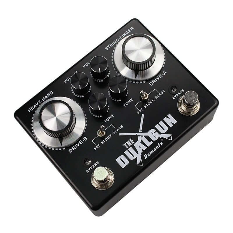 duellist overdrive pedal Demonfx Dualgun Overdrive Distortion Booster Guitar Effects Pedal