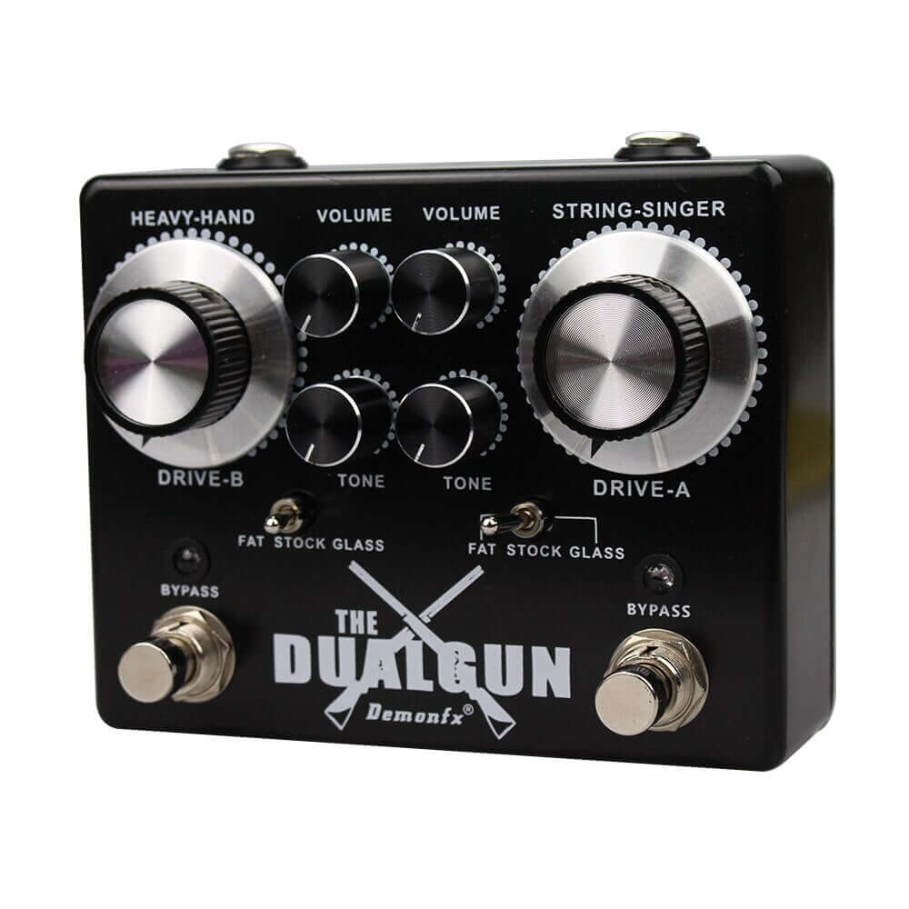 Demonfx Dualgun Overdrive Distortion Booster Guitar Effects Pedal guitarmetrics