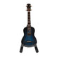Miniature Guitar Musical Instrument Figure 8cm Blue color guitarmetrics