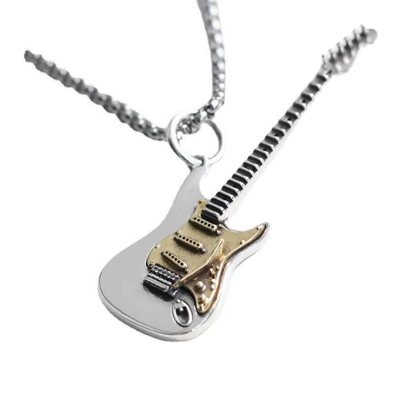 Guitar music-themed pendant