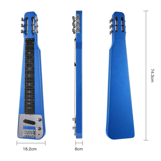 Batking Slotted Head Stock Electric Lap Steel Slide Guitar guitarmetrics