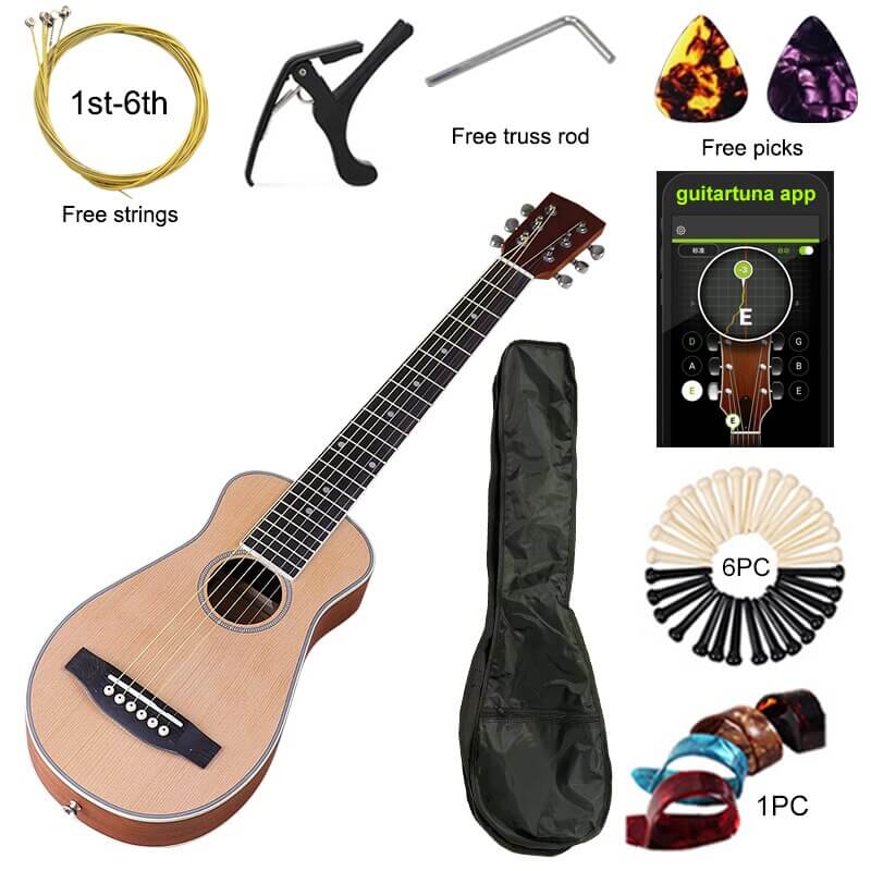 V Glorify Mini Acoustic Guitar 36 Inch guitarmetrics