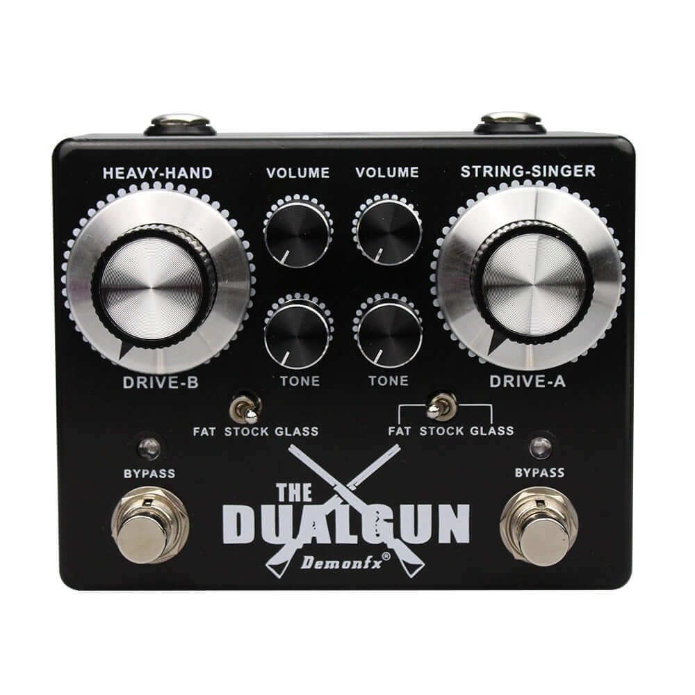 Demonfx Dualgun Overdrive Distortion Booster Guitar Effects Pedal Default Title guitarmetrics