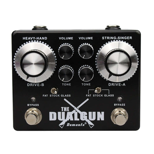 Demonfx Dualgun Overdrive Distortion Booster Guitar Effects Pedal Default Title guitarmetrics