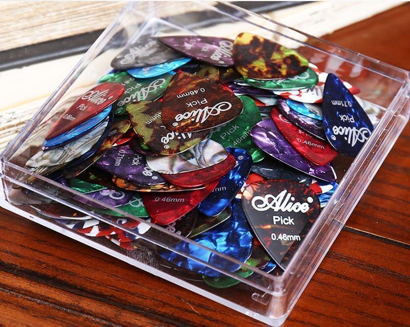 Alice celluloid guitar picks (100pcs) guitarmetrics