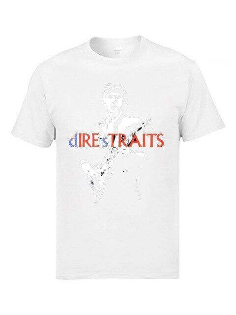 Dire Straits t shirt (Lynskey) White guitarmetrics