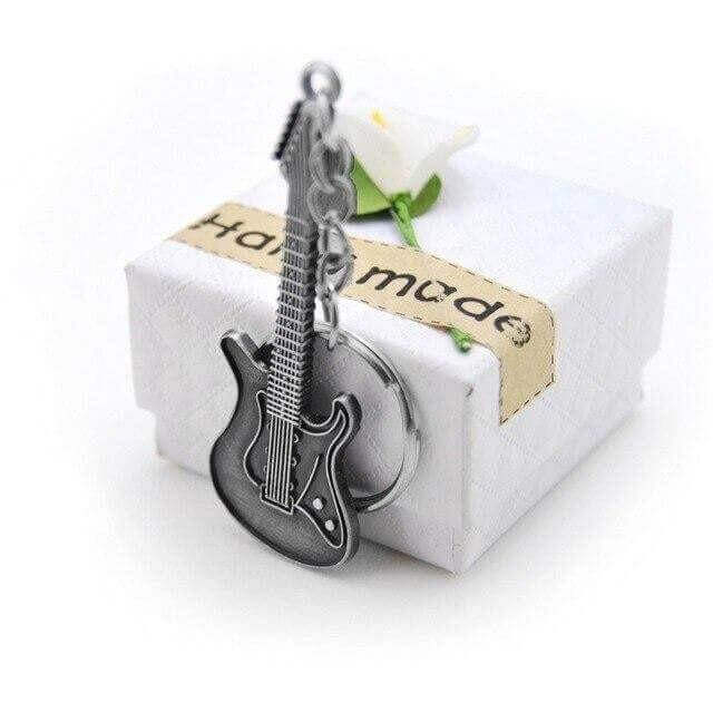Electric guitar keychain | Guitarmetrics