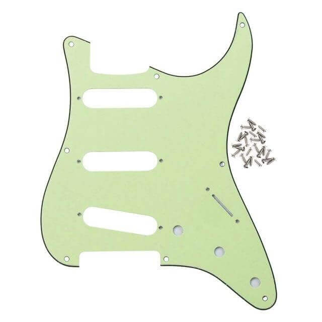 Electric Guitar Pickguard (Pick Guard Scratch Plate) Mint Green guitarmetrics
