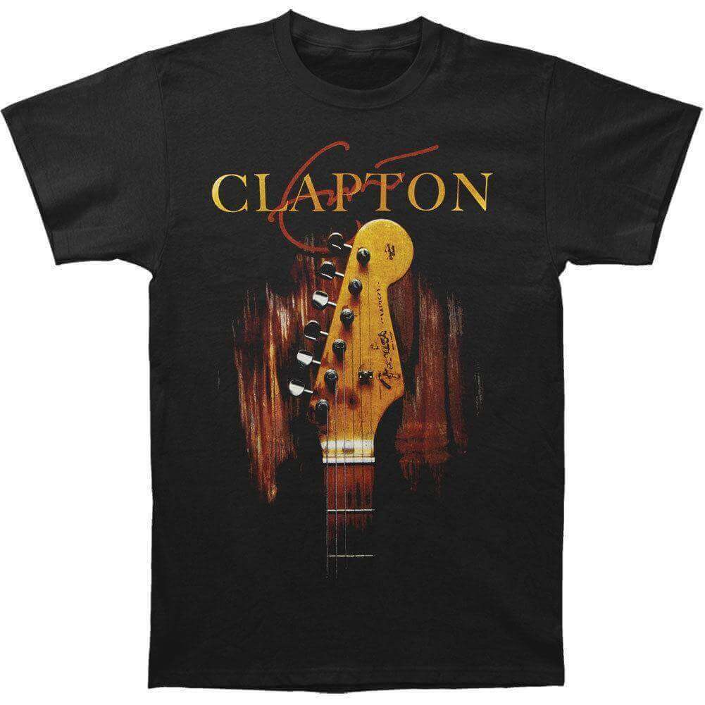 Eric Clapton t shirt (Black) Huxtex Black guitarmetrics