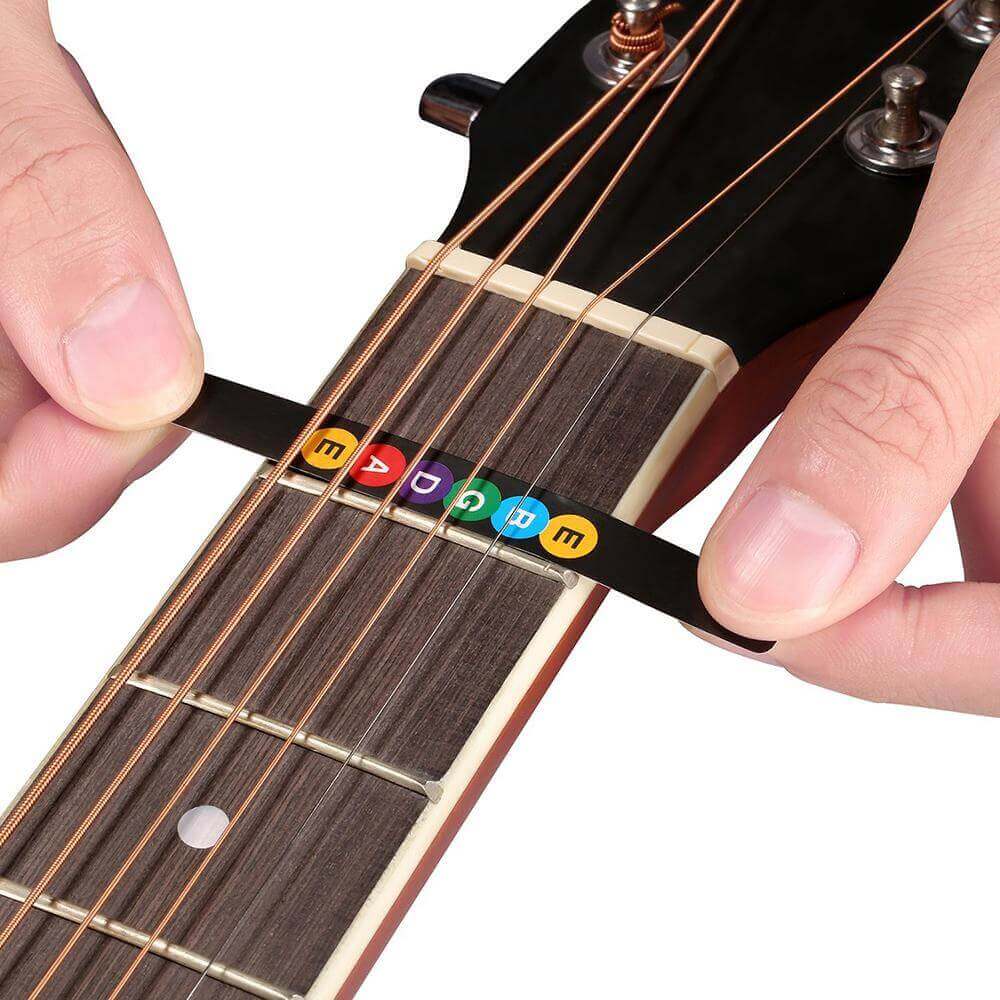 Stringler™ Guitar Fretboard notes stickers guitarmetrics