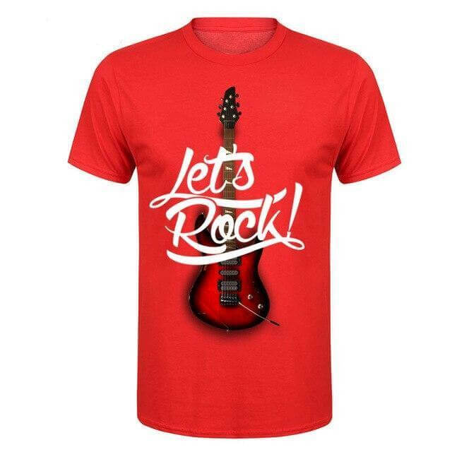 Let's Rock t shirt Costees™ 11 guitarmetrics