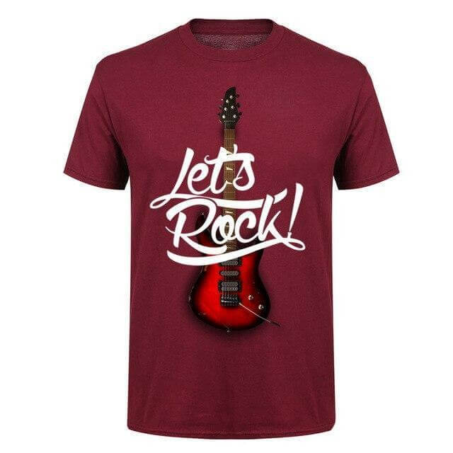 Let's Rock t shirt Costees™ 15 guitarmetrics
