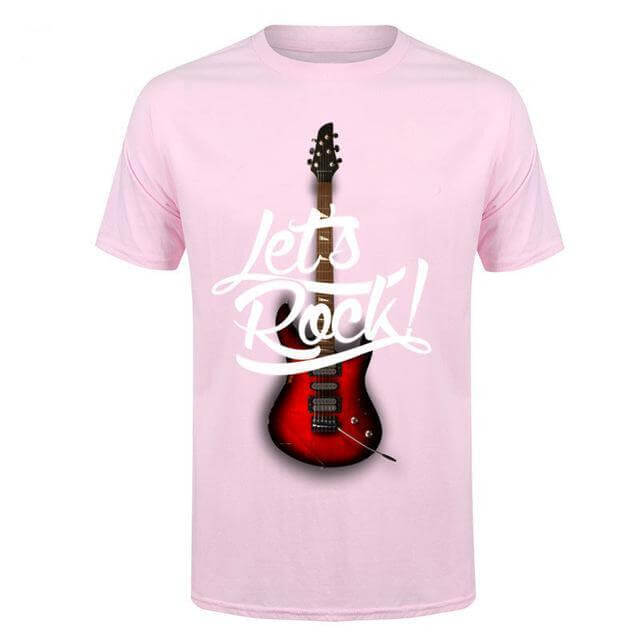 Let's Rock t shirt Costees™ 4 guitarmetrics